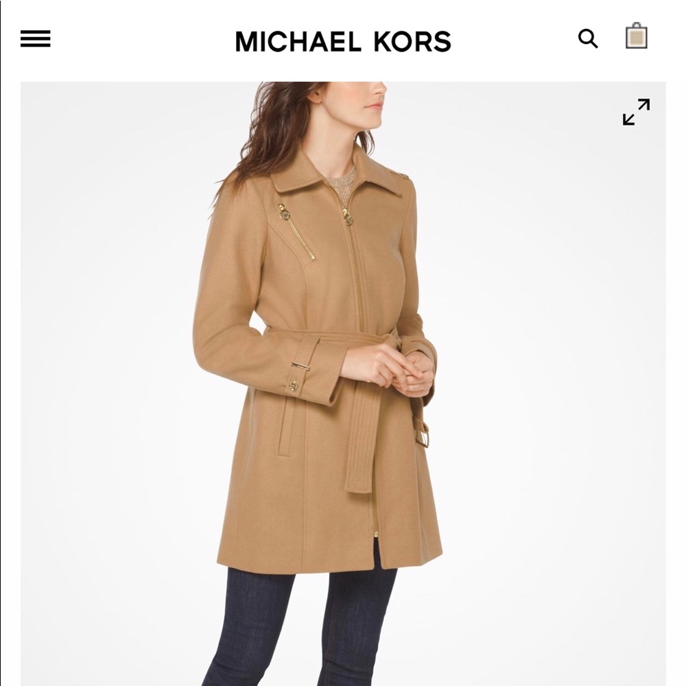 Michael Michael Kors Wool and Cashmere Jacket